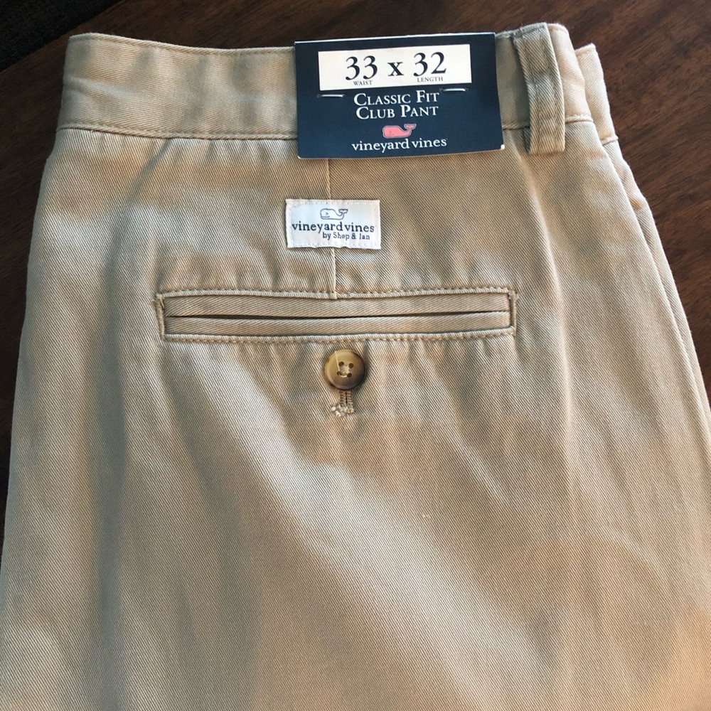 Vineyard Vines Classic Club Men’s Pants NWT 33x33.